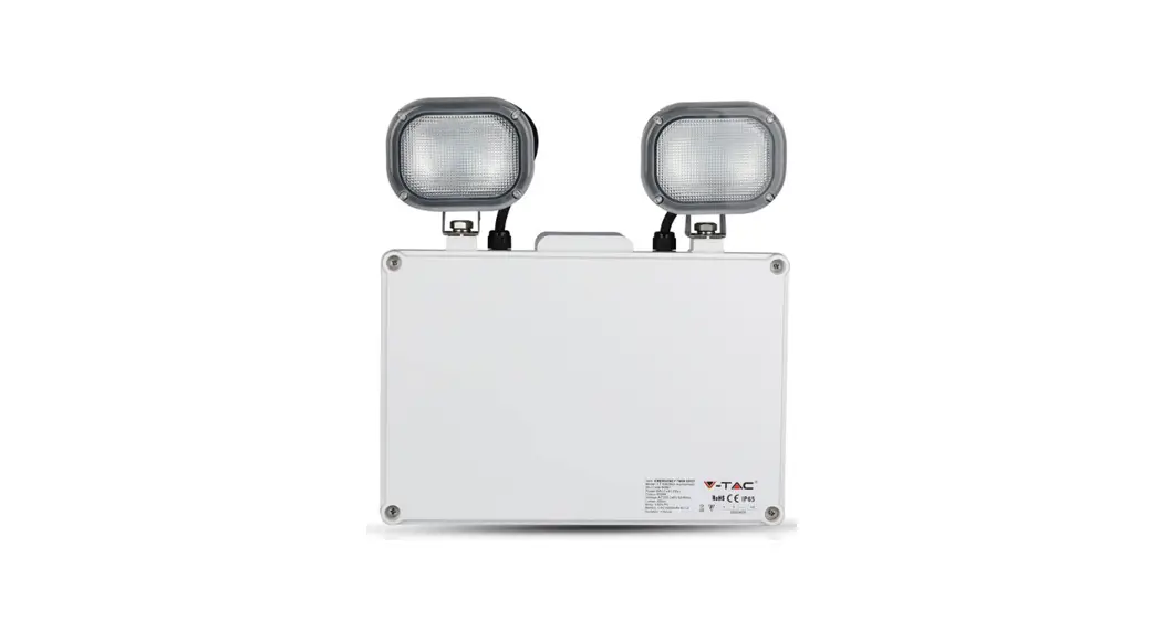 V-tac Vt-526 Led Emergency Twin Spot Installation Guide