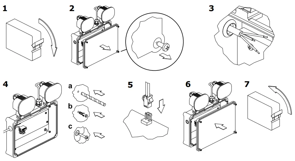 V TAC VT 526 LED Emergency Twin Spot - INSTALLATION