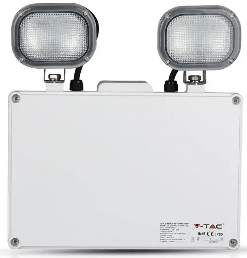 V TAC VT 526 LED Emergency Twin Spot