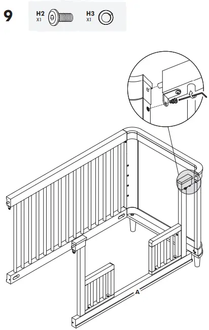 Million-Dollar-Baby-Co-M23799-Bed-Conversion-Kit-FIG-12