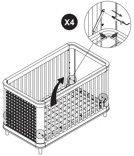 Million-Dollar-Baby-Co-M23799-Bed-Conversion-Kit-FIG-4