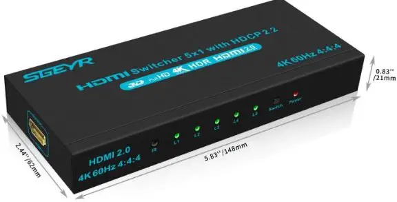 SGEYR 8541770060 HDMI Switcher-fig-4