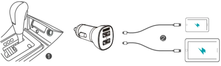 CHOETECH-C0051-30W-Dual-USB-Car-Charger-FIG-1