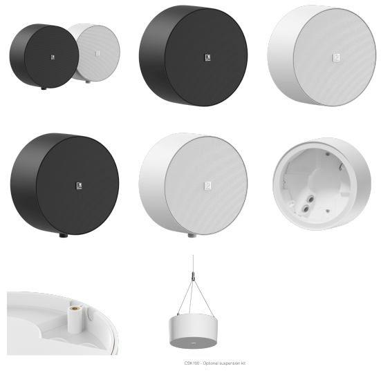 AUDAC-NELO706-Surface-Mount-Loudspeakers-FIG-1