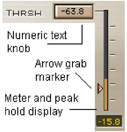 WAVES LinMB Linear Phase MultiBand Software Audio Processor - THRESHOLD METERS