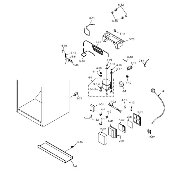 SHARP-SJ-GC584R-BK-SL-Refrigerator-Freezer-1