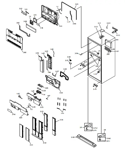 SHARP-SJ-GC584R-BK-SL-Refrigerator-Freezer-2
