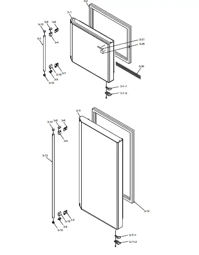 SHARP-SJ-GC584R-BK-SL-Refrigerator-Freezer-7