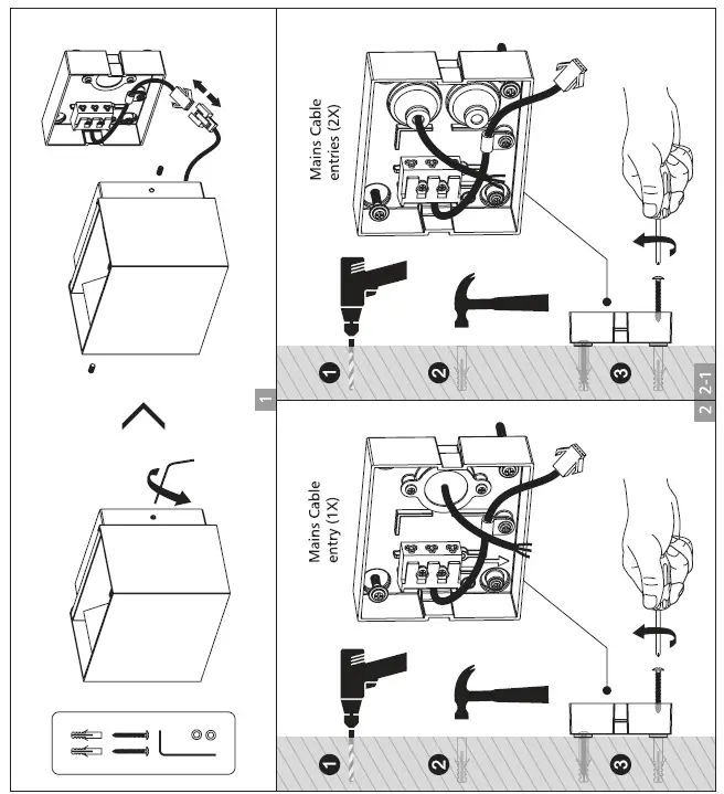Ledpro-101510-2-Plaza-Up-and-Down-Outdoor-Wall-Lamp-FIG-3