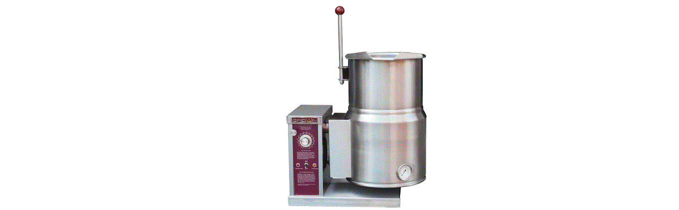 Crown Ec-6tw-l Self Generating Steam Jacketed Counter Tilting Kettle User Manual