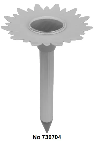 BROWIN 730704 Solar-Powered Mole Repeller Instruction Manual