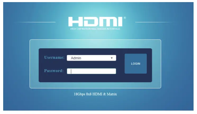 iMatrix H88A 18Gbps 8X8 HDMI Matrix - entering