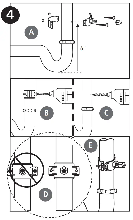 PENTAIR Gro 350b Reverse Osmosis Water Filtration System - Faucet Location 1