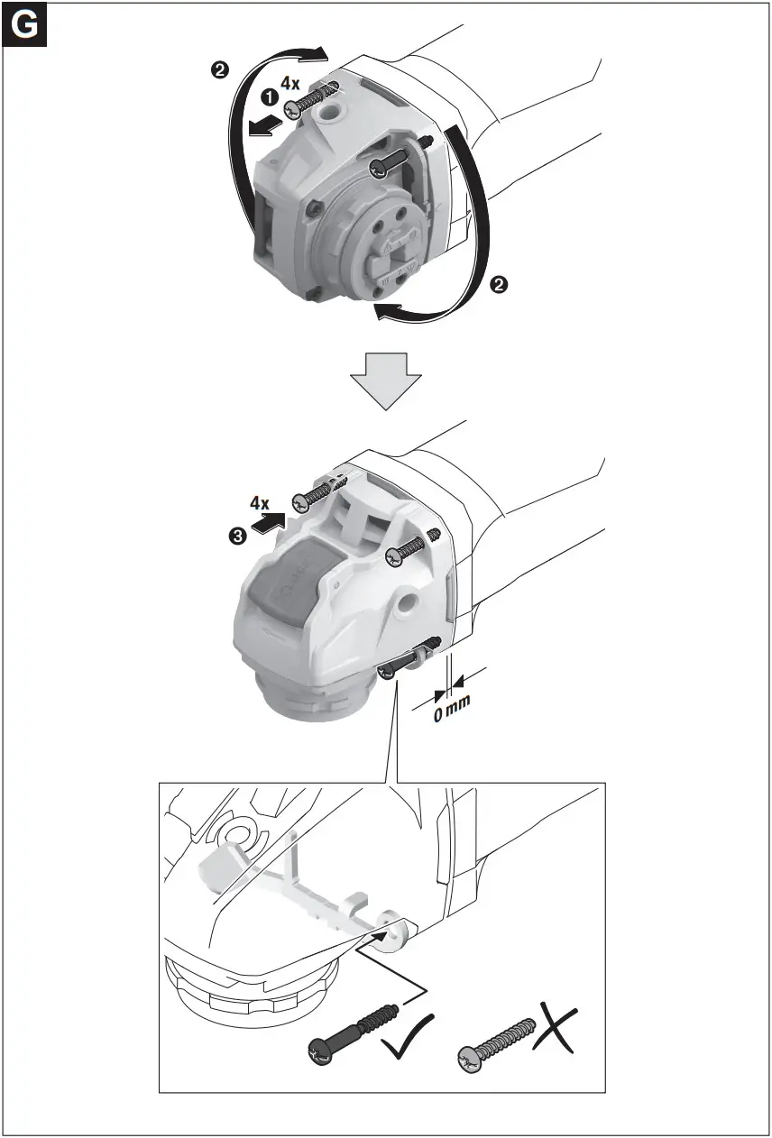 BOSCH GWX 18V 10 Angle Grinder - FIGURE 4