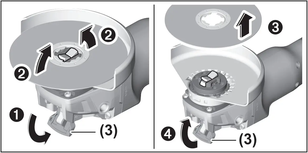 BOSCH GWX 18V 10 Angle Grinder - abrasive tool 2