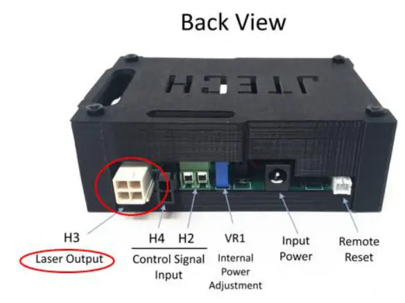 J TECH Quad Pro 24W Laser Head - output