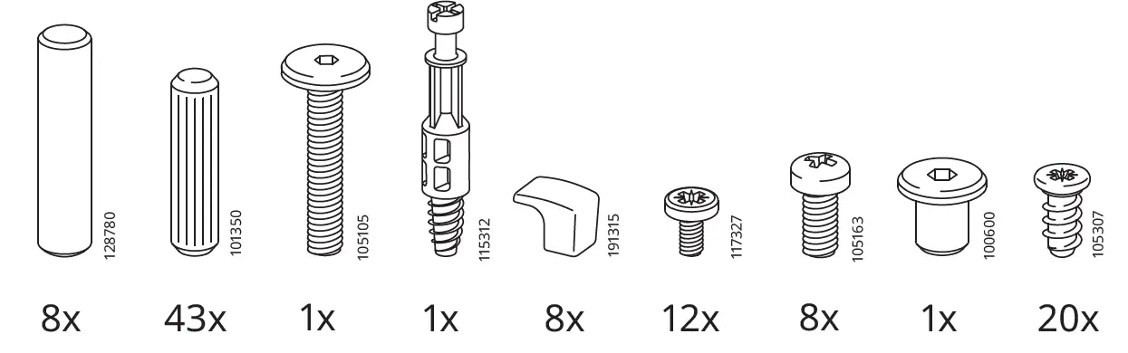 IKEA TARVA 6 Drawer Chest Pine-fig-3
