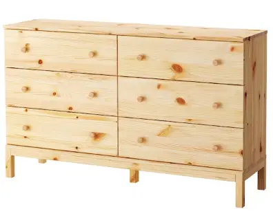 IKEA TARVA 6 Drawer Chest Pine-product