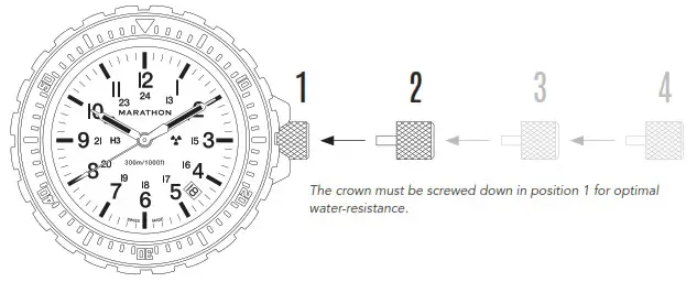 MARATHON WW194007 TSAR Search and Rescue Diver’s Quartz Watch - LOCKING