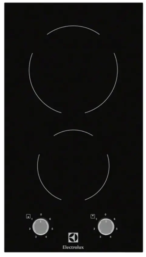 Electrolux EHF3920BOK 30cm Built-In Ceramic Domino Hob