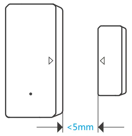 SONOFF TECHNOLOGIES DW2-RF 433MHZ Wireless Door and Window Sensor - 5mm