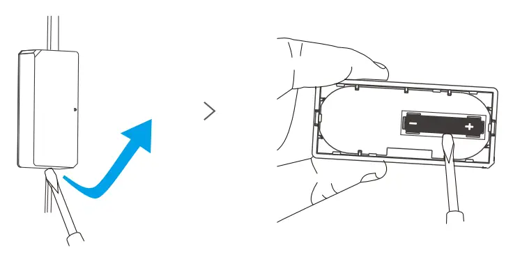 SONOFF TECHNOLOGIES DW2-RF 433MHZ Wireless Door and Window Sensor - batteries