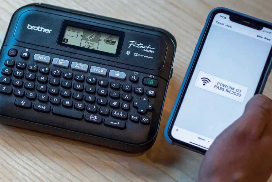 brother PT D460BT Label Printer