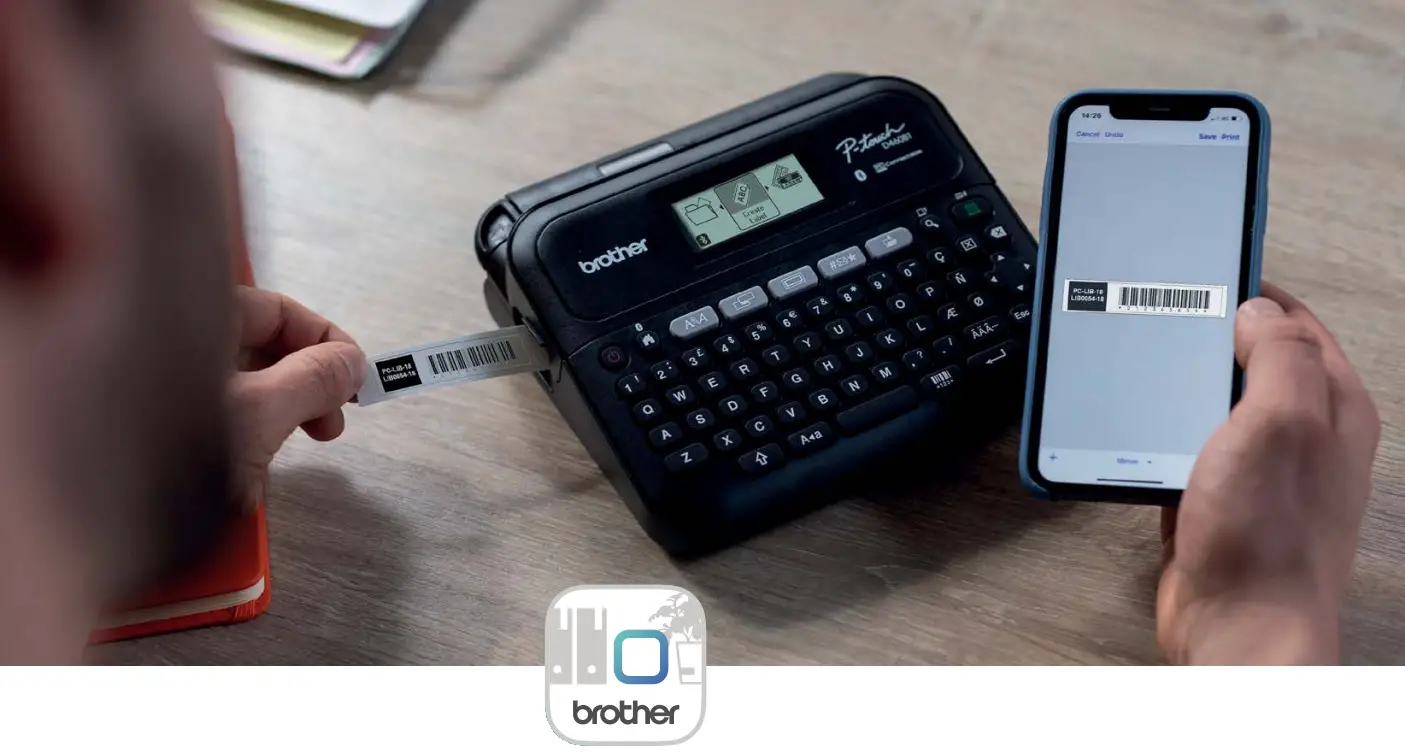 brother PT D460BT Label Printer - printer 3