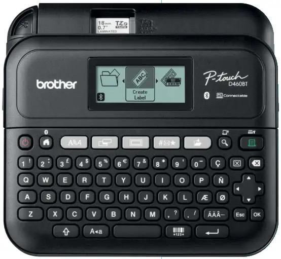 brother PT D460BT Label Printer - printer