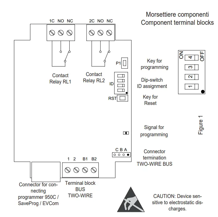 VIMAR 69PH Programmable Device with 2 Relays - fig1