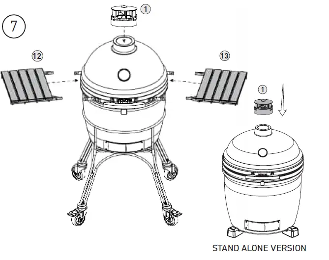 KAMADO-JOE-KJ15042621-Kamado-Cooking-Charcoal-Grill-fig-10