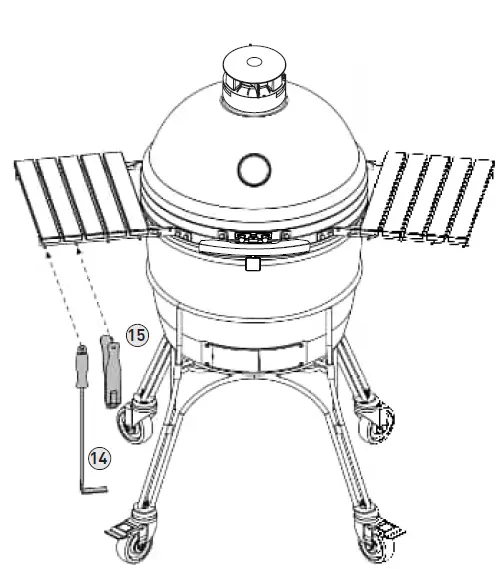 KAMADO-JOE-KJ15042621-Kamado-Cooking-Charcoal-Grill-fig-11