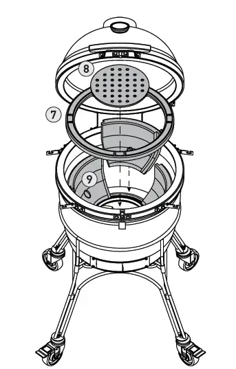 KAMADO-JOE-KJ15042621-Kamado-Cooking-Charcoal-Grill-fig-7