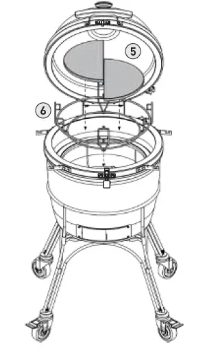 KAMADO-JOE-KJ15042621-Kamado-Cooking-Charcoal-Grill-fig-8