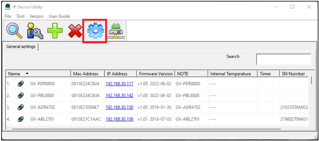 GeoVision GV PBL8800 GV IP Panoramic Cameras - Configure to set up