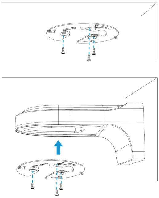 GeoVision GV PBL8800 GV IP Panoramic Cameras - Fix the bracket