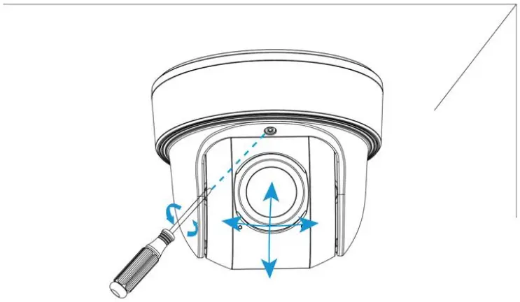 GeoVision GV PBL8800 GV IP Panoramic Cameras - tighten clamp screw