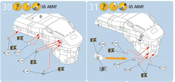 Revell -RV03876-MH-47-Chinook-Plastic-Model-Kit-16