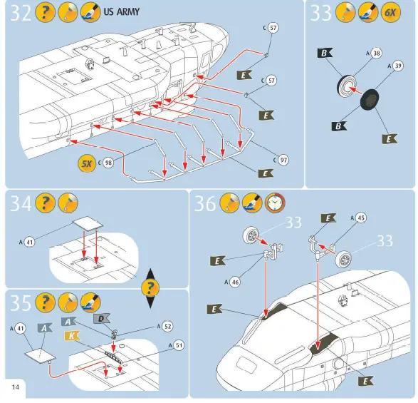 Revell -RV03876-MH-47-Chinook-Plastic-Model-Kit-17