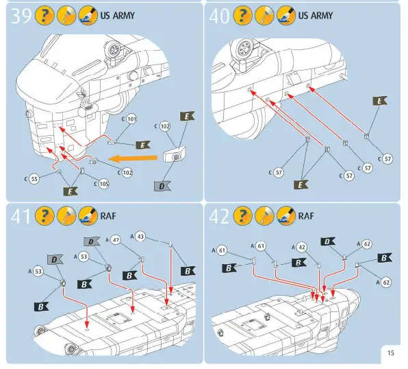 Revell -RV03876-MH-47-Chinook-Plastic-Model-Kit-19