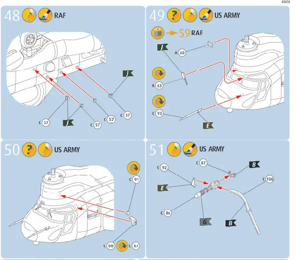 Revell -RV03876-MH-47-Chinook-Plastic-Model-Kit-22