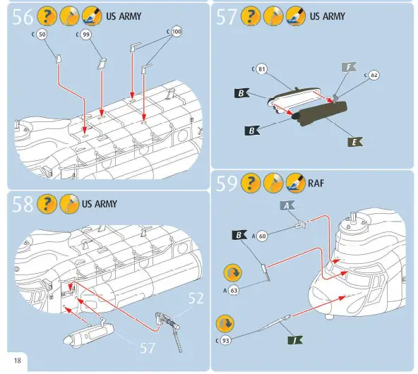 Revell -RV03876-MH-47-Chinook-Plastic-Model-Kit-25