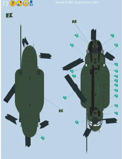 Revell -RV03876-MH-47-Chinook-Plastic-Model-Kit-33