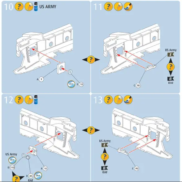 Revell -RV03876-MH-47-Chinook-Plastic-Model-Kit-8