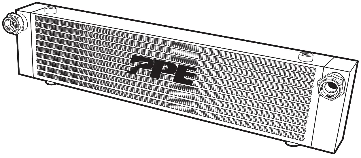 PPE 124062106 Performance Transmission Cooler Bar and Plate Style