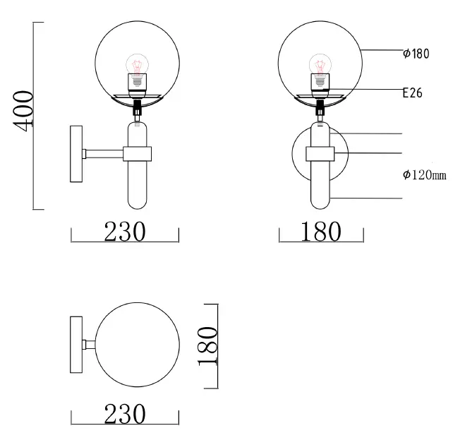 VAULT-LIGHTING-ELSB1607-Aurora-Wall-Sconce-fig-2