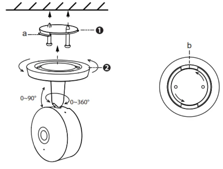 FOSCAM Indoor QHD IP Security Camera - Hardware Installation 2