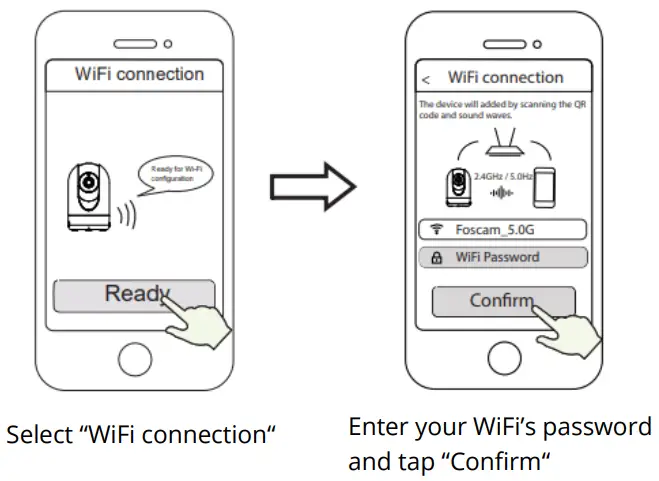 FOSCAM Indoor QHD IP Security Camera - WiFi connection 3