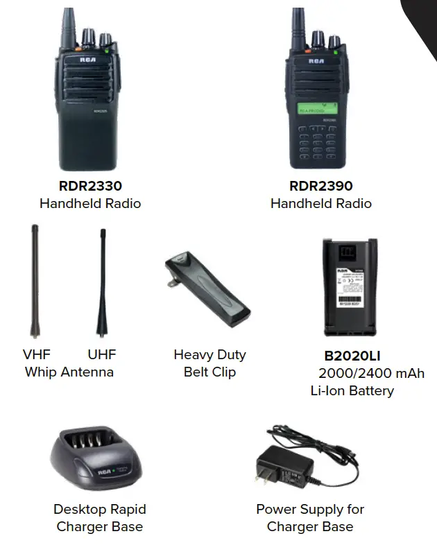 RCA RDR23x0 Professional Digital Two-Way Radios-FIG-1