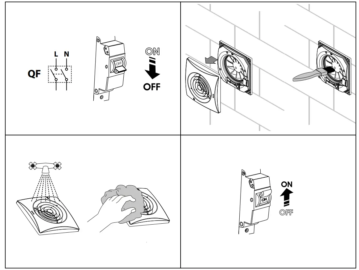 Quiet 100 DC technical maintenance